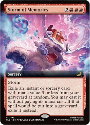 Storm of Memories (Extended Art) (TLE-199)  Foil - Avatar: The Last Airbender: Eternal-Legal