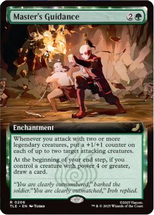 Master's Guidance (Extended Art) (TLE-206)  - Avatar: The Last Airbender: Eternal-Legal
