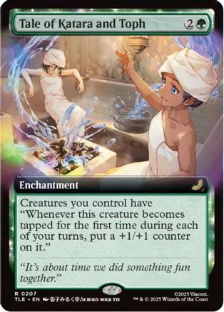 Tale of Katara and Toph (Extended Art) (TLE-207)  Foil - Avatar: The Last Airbender: Eternal-Legal