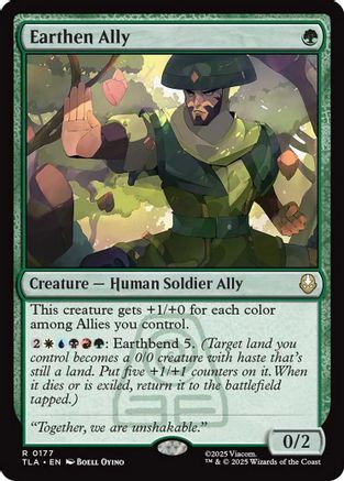 Earthen Ally (TLA-177)  Foil - Avatar: The Last Airbender