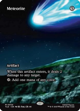 Meteorite (Borderless) (TLE-054)  - Avatar: The Last Airbender: Eternal-Legal