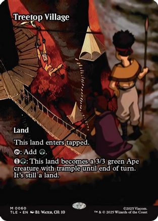 Treetop Village (Borderless) (TLE-060)  - Avatar: The Last Airbender: Eternal-Legal