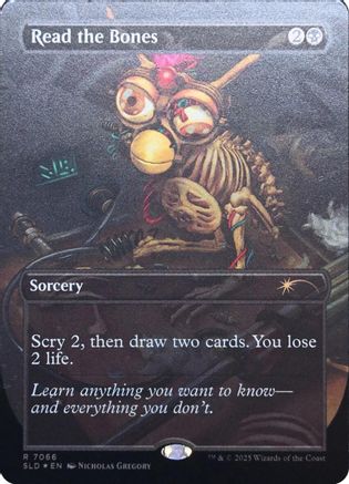 Read the Bones (Rainbow Foil) (SLD-7066)  Foil - Secret Lair Drop Series