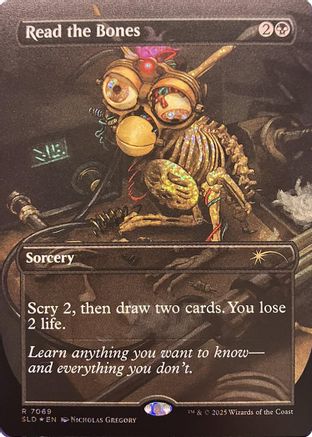 Read the Bones (Confetti Foil) (SLD-7069) - Secret Lair Drop Series Foil