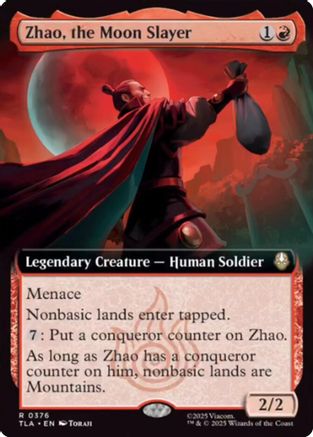Zhao, the Moon Slayer (Extended Art) (TLA-376)  - Avatar: The Last Airbender