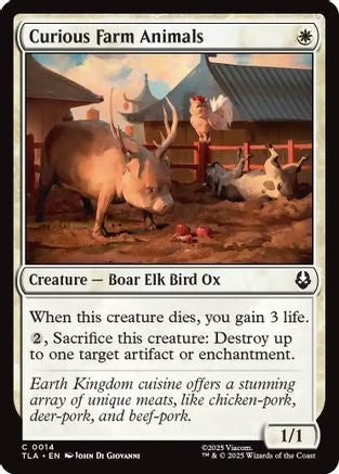 Curious Farm Animals (TLA-014)  - Avatar: The Last Airbender