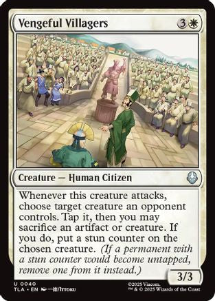 Vengeful Villagers (TLA-040)  - Avatar: The Last Airbender