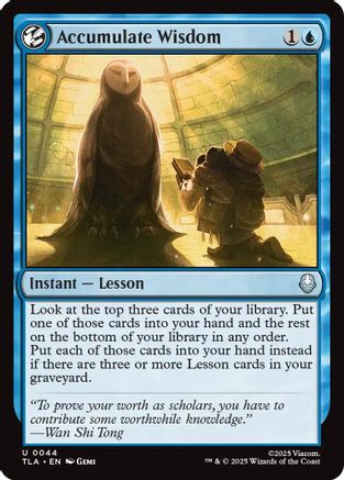 Accumulate Wisdom (TLA-044)  - Avatar: The Last Airbender
