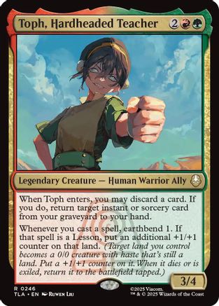 Toph, Hardheaded Teacher (TLA-246)  - Avatar: The Last Airbender