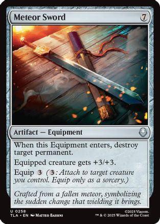 Meteor Sword (TLA-258)  Foil - Avatar: The Last Airbender