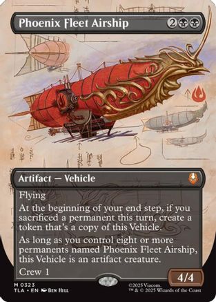Phoenix Fleet Airship (Borderless) (TLA-323)  - Avatar: The Last Airbender