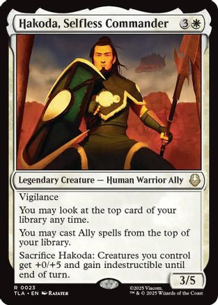 Hakoda, Selfless Commander (TLA-023)  - Avatar: The Last Airbender