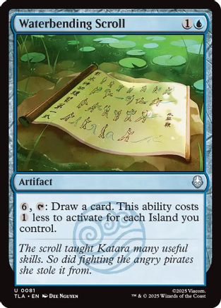 Waterbending Scroll (TLA-081)  Foil - Avatar: The Last Airbender