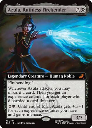 Azula, Ruthless Firebender (Extended Art) (TLE-184)  - Avatar: The Last Airbender: Eternal-Legal