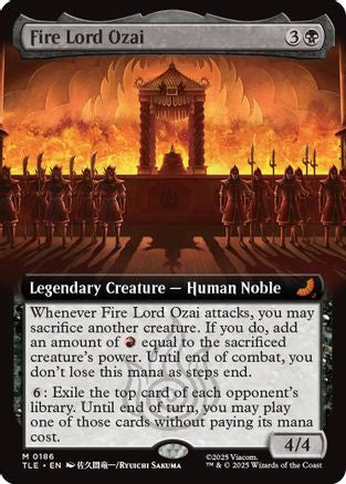 Fire Lord Ozai (Extended Art) (TLE-186)  - Avatar: The Last Airbender: Eternal-Legal