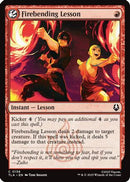 Firebending Lesson (TLA-138)  Foil - Avatar: The Last Airbender