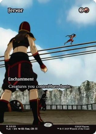 Fervor (Borderless) (TLE-029)  - Avatar: The Last Airbender: Eternal-Legal