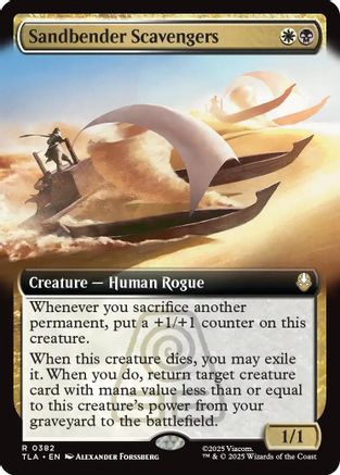 Sandbender Scavengers (Extended Art) (TLA-382)  Foil - Avatar: The Last Airbender