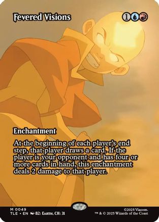 Fevered Visions (Borderless) (TLE-049)  - Avatar: The Last Airbender: Eternal-Legal