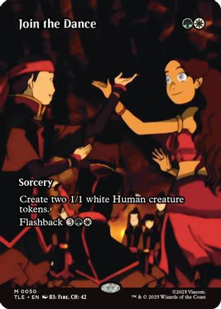 Join the Dance (Borderless) (TLE-050)  - Avatar: The Last Airbender: Eternal-Legal