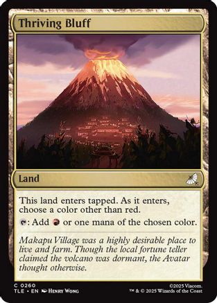 Thriving Bluff (TLE-260)  Foil - Avatar: The Last Airbender: Eternal-Legal
