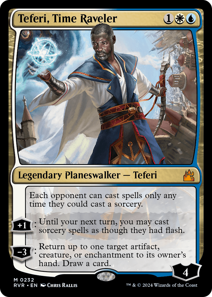 Teferi, Time Raveler (RVR-232)  Foil - Ravnica Remastered