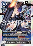 Justimon: Critical Arm (Event Pack 8) (P-179) - Digimon Promotion Cards Foil