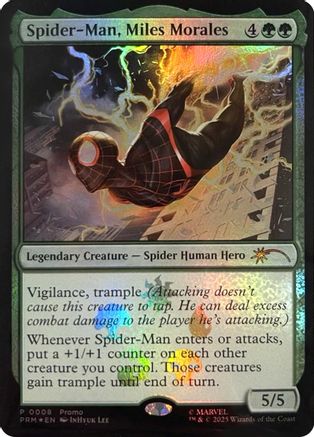 Spider-Man, Miles Morales (UMP-008)  Foil - Unique and Miscellaneous Promos