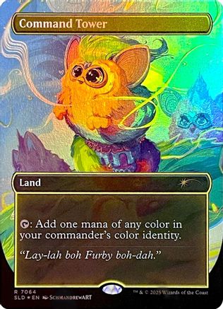 Command Tower (7064) (Rainbow Foil) (SLD-7064)  Foil - Secret Lair Drop Series