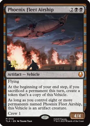 Phoenix Fleet Airship (PRE-114)  Foil - Prerelease Cards