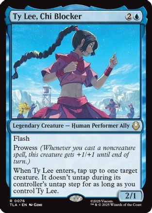 Ty Lee, Chi Blocker (PRE-076)  Foil - Prerelease Cards