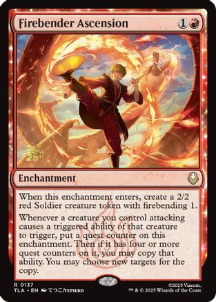 Firebender Ascension (PRE-137) - Prerelease Cards Foil