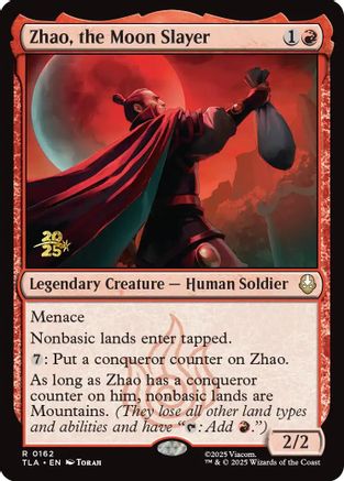 Zhao, the Moon Slayer (PRE-162)  Foil - Prerelease Cards