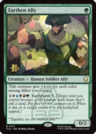 Earthen Ally (PRE-177)  Foil - Prerelease Cards