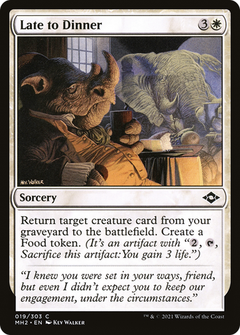 Late to Dinner (MH2-019)  Foil - Modern Horizons 2