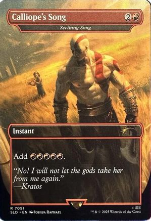 Calliope's Song - Seething Song (SLD-7051)  Foil - Secret Lair Drop Series