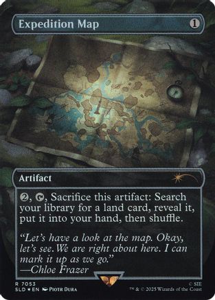 Expedition Map (Rainbow Foil) (SLD-7053)  Foil - Secret Lair Drop Series