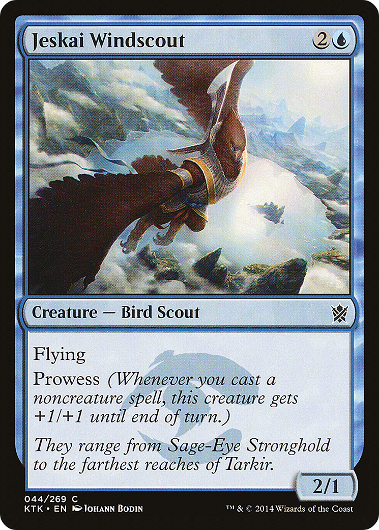 Jeskai Windscout (KTK-044)  - Khans of Tarkir