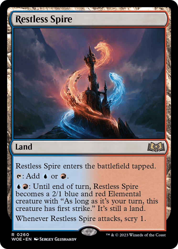 Restless Spire (WOE-260)  Foil - Wilds of Eldraine