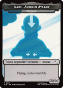 Aang, Awoken Avatar - Marit Lage // Treasure Double-Sided Token (TLE-1 // 22)  - Avatar: The Last Airbender: Eternal-Legal