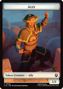 Ally (0006) // Clue (0017) Double-Sided Token (TLA-6 // 17)  Foil - Avatar: The Last Airbender