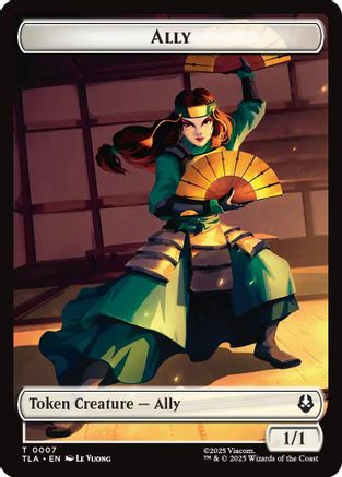 Ally (0007) // Clue (0018) Double-Sided Token (TLA-7 // 18) - Avatar: The Last Airbender Foil