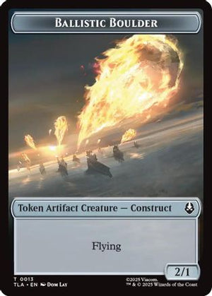 Ballistic Boulder // Soldier (0011) Double-Sided Token (TLA-13 // 11) - Avatar: The Last Airbender