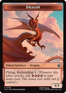 Dragon // Food (0019) Double-Sided Token (TLA-9 // 19)  - Avatar: The Last Airbender