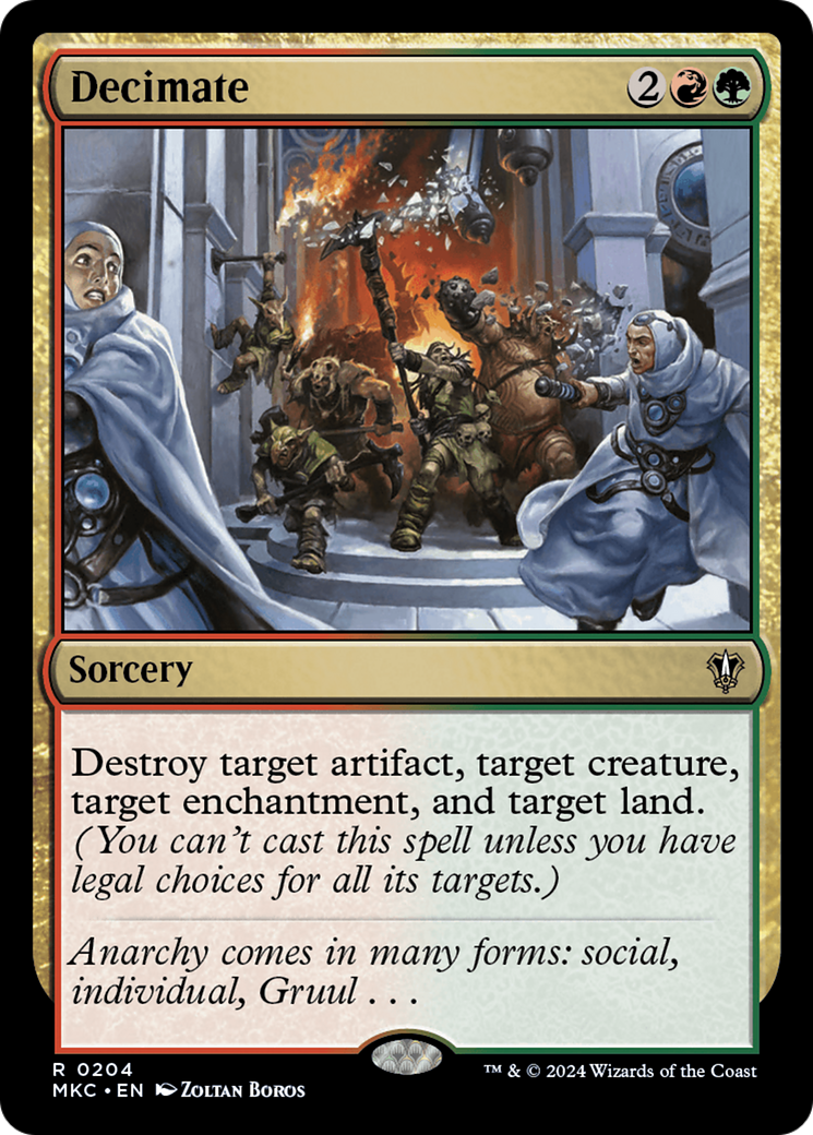 Decimate (MKC-204)  - Murders at Karlov Manor Commander