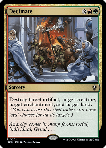 Decimate (MKC-204)  - Murders at Karlov Manor Commander