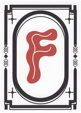 Letter Card - F (SLC-)  - Secret Lair Countdown Kit