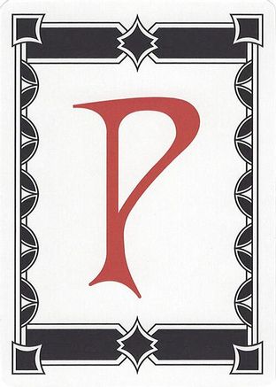 Letter Card - P (SLC-)  - Secret Lair Countdown Kit