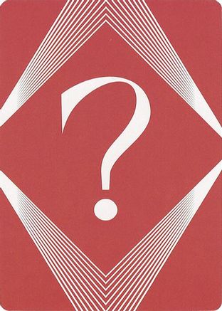 Question Mark Insert Card (SLC-)  - Secret Lair Countdown Kit