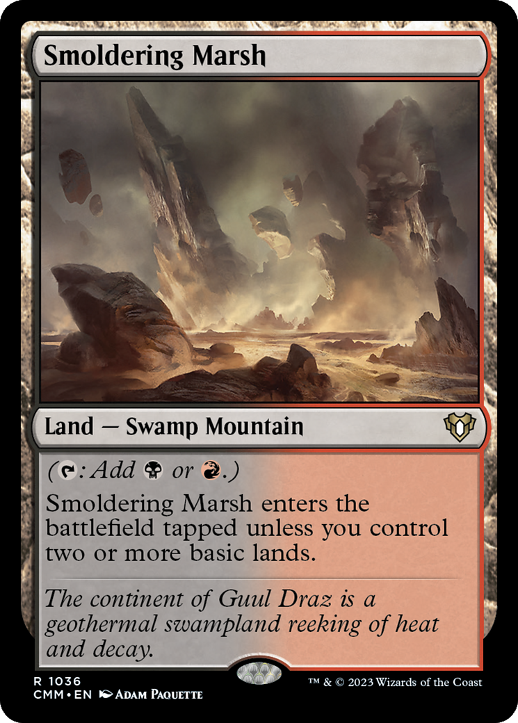 Smoldering Marsh (CMM-1036)  - Commander Masters